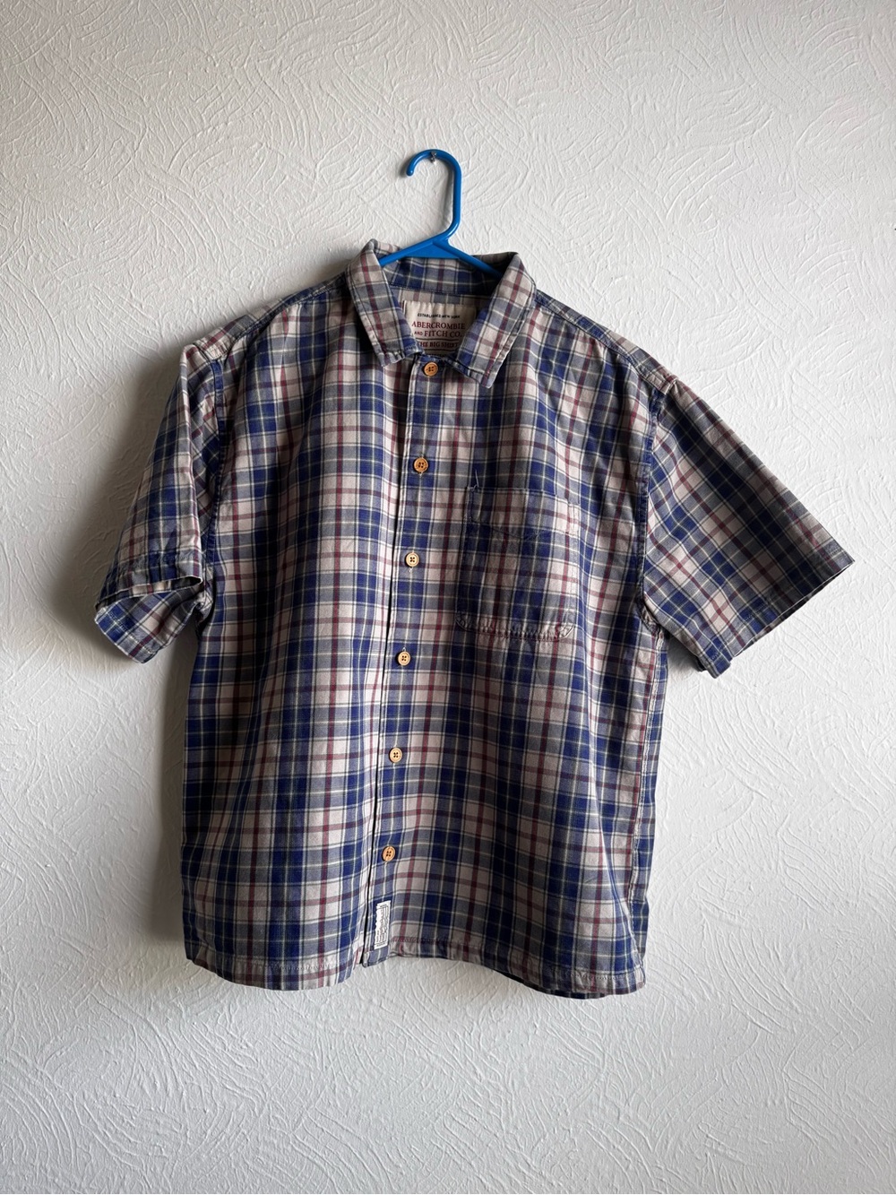 A&F short sleeve cotton button down